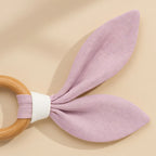 Anneau de dentition PAPATE en coton bio - Rose