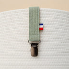 Attache tétine PAPATE en coton Bio - Vert