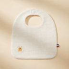 Bavoir PAPATE en Coton Bio Blanc