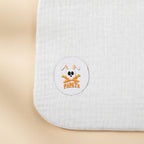 Bavoir PAPATE en Coton Bio Blanc