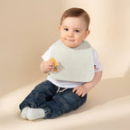 Bavoir PAPATE en Coton Bio Blanc