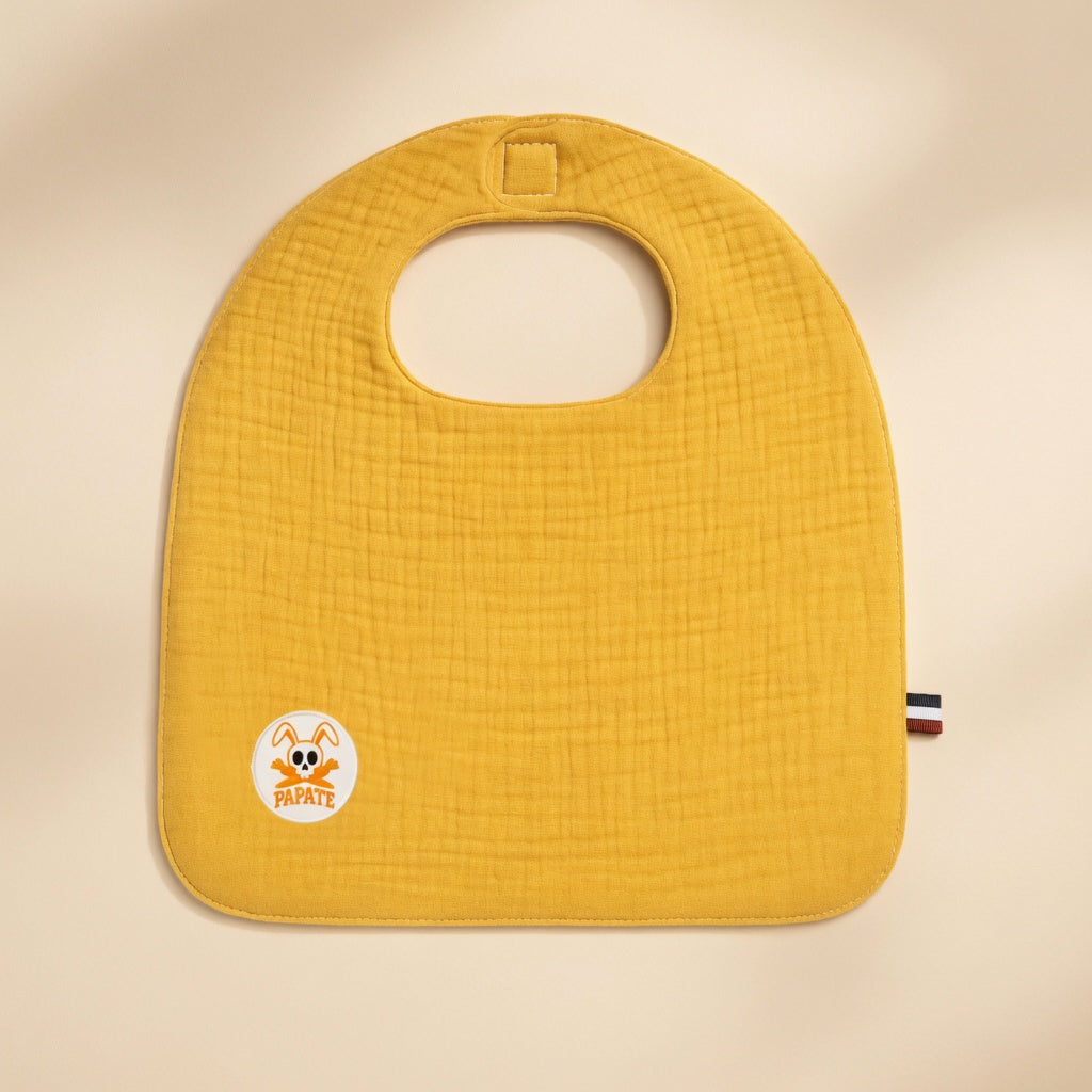Bavoir PAPATE en Coton Bio Honey