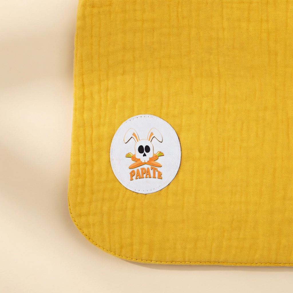 Bavoir PAPATE en Coton Bio Honey