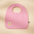 Bavoir PAPATE en Coton Bio Rose