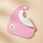 Bavoir PAPATE en Coton Bio Rose