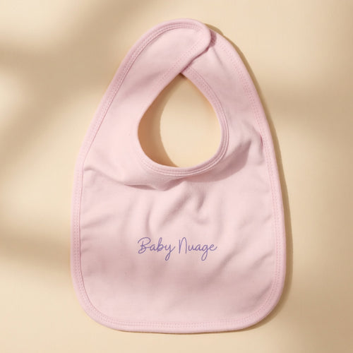 Bavoir Baby Nuage en Coton Bio Rose Taille unique