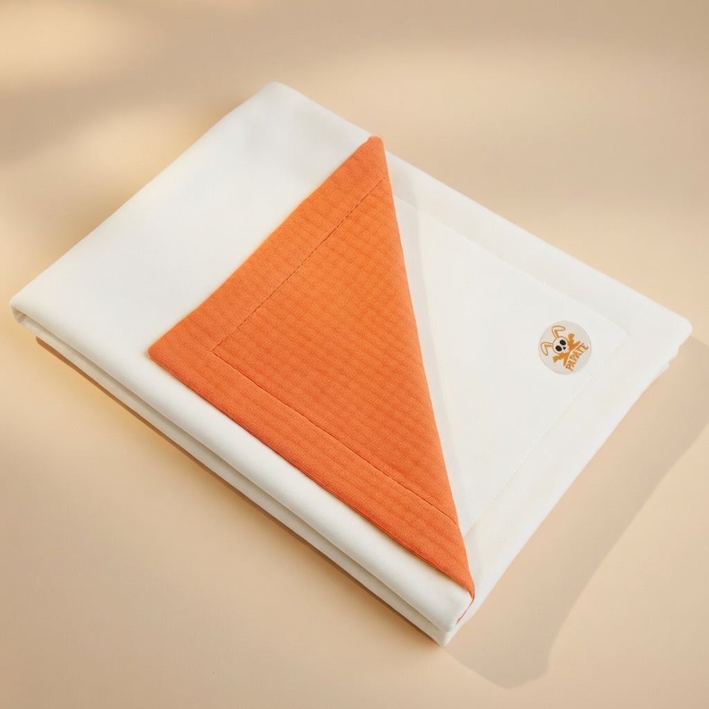 Couverture polaire PAPATE en coton bio - Fraise