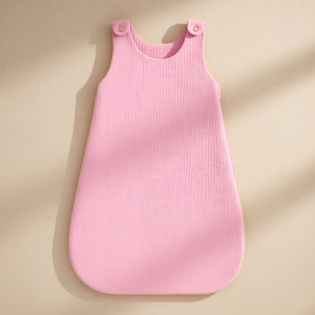 Gigoteuse d'été PAPATE en coton bio - Rose