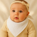 Langes PAPATE en Coton Bio Blanc