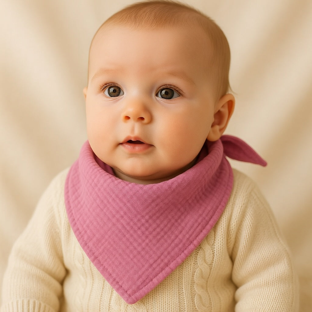 Langes PAPATE en Coton Bio Rose