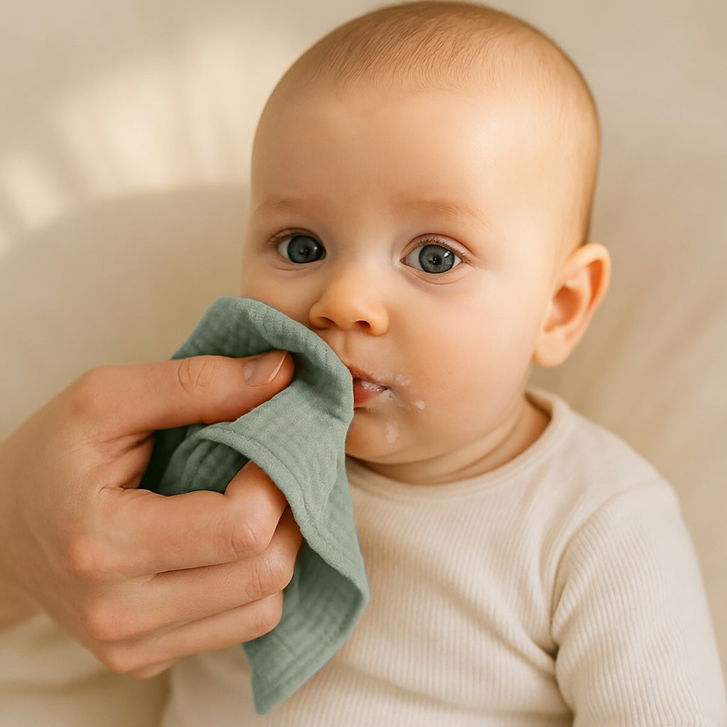 Langes PAPATE en Coton Bio Vert