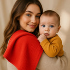 Maxi Lange PAPATE en Coton Bio - Fraise