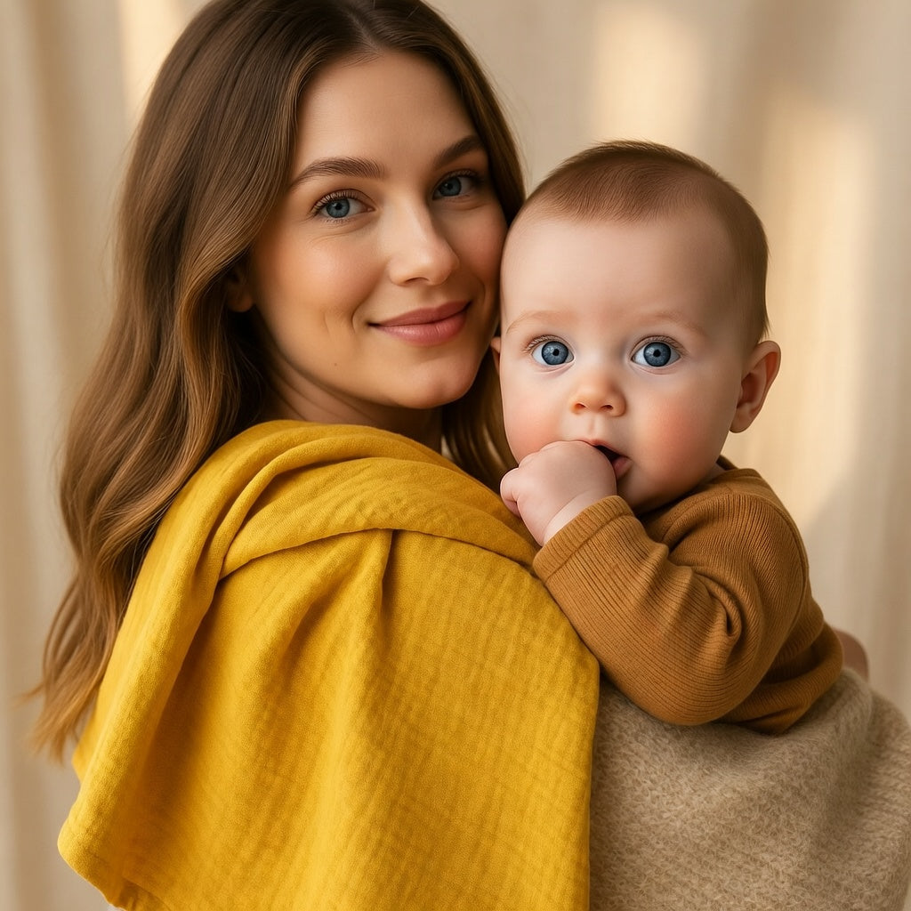 Maxi Lange PAPATE en Coton Bio - Honey