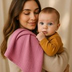 Maxi Lange PAPATE en Coton Bio - Rose
