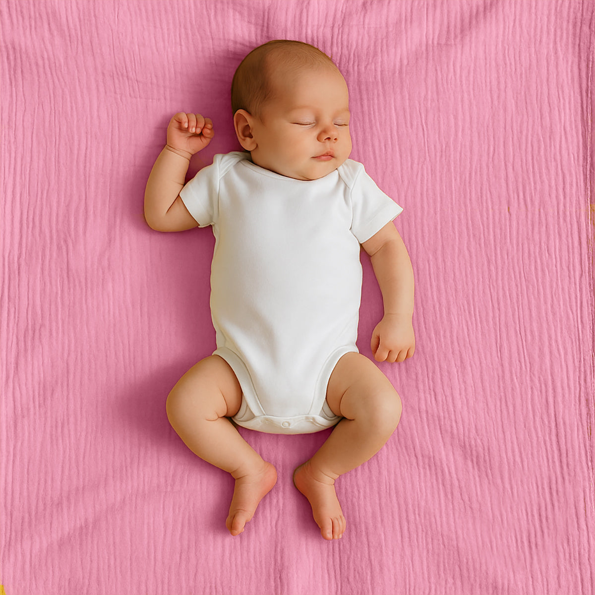 Maxi Lange PAPATE en Coton Bio - Rose