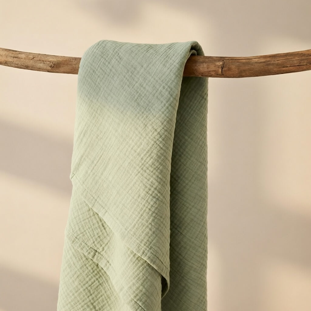 Maxi Lange PAPATE en Coton Bio - Vert