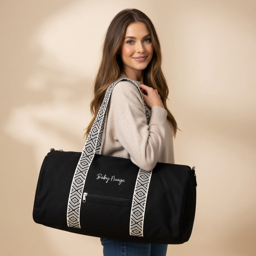 Duffle bag Baby Nuage - Noir