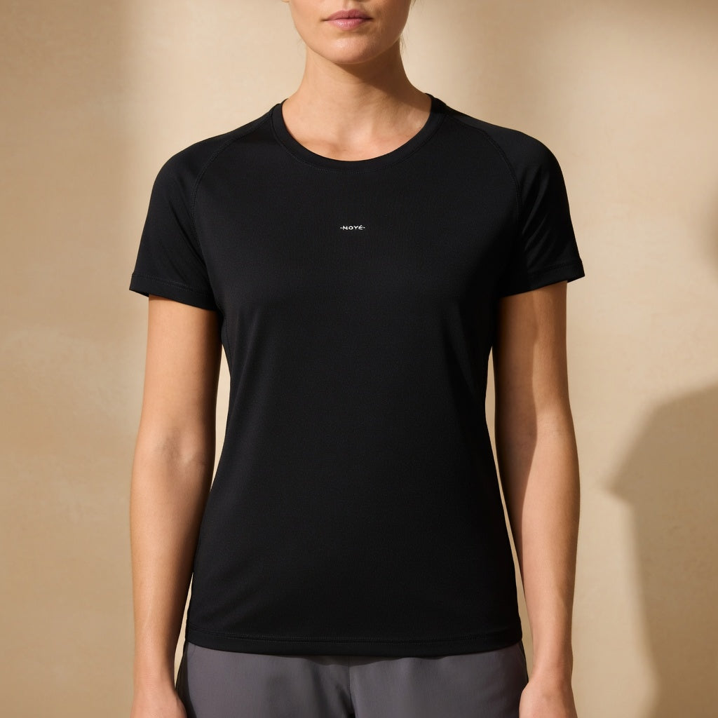 T-shirt de sport NOYÉ Noir