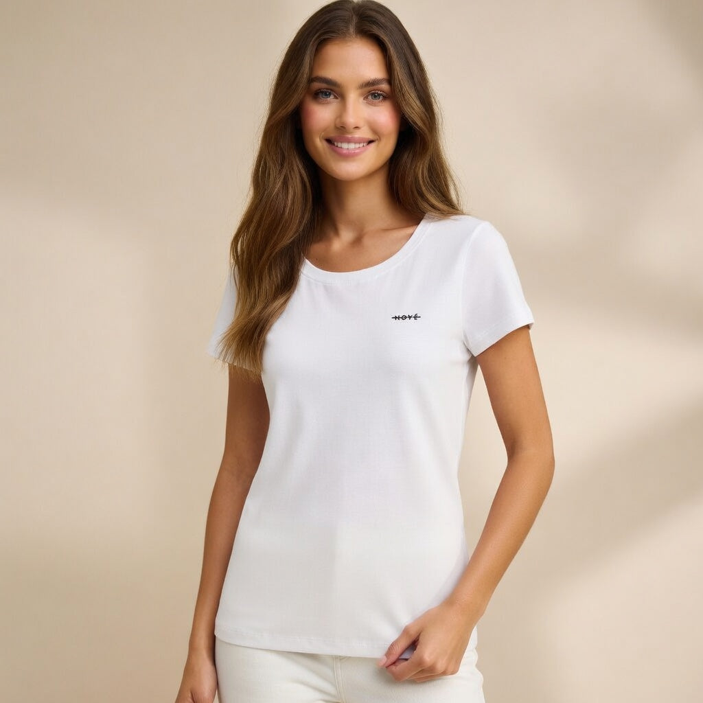 T-shirt manches courtes NOYÉ - Blanc BLANC