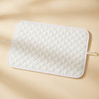 Tapis à langer PAPATE en coton bio - Blanc