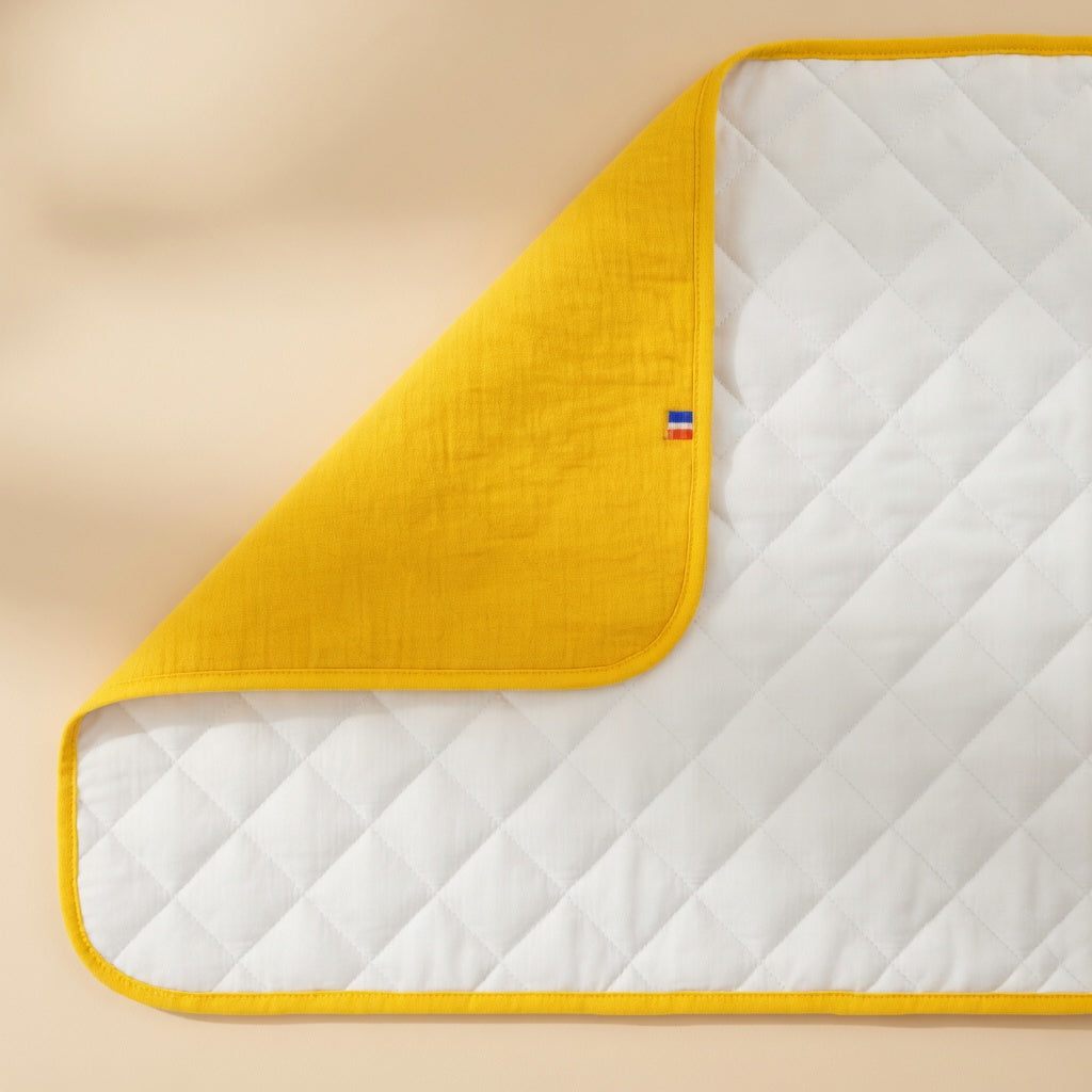 Tapis à langer PAPATE en coton bio - Honey