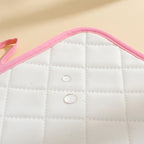 Tapis à langer PAPATE en coton bio - Rose