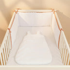 Tour de lit PAPATE en coton bio - Vichy
