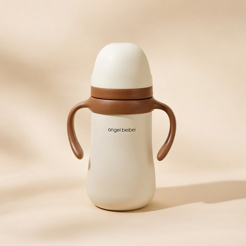 Biberon en acier inoxydable avec poignées