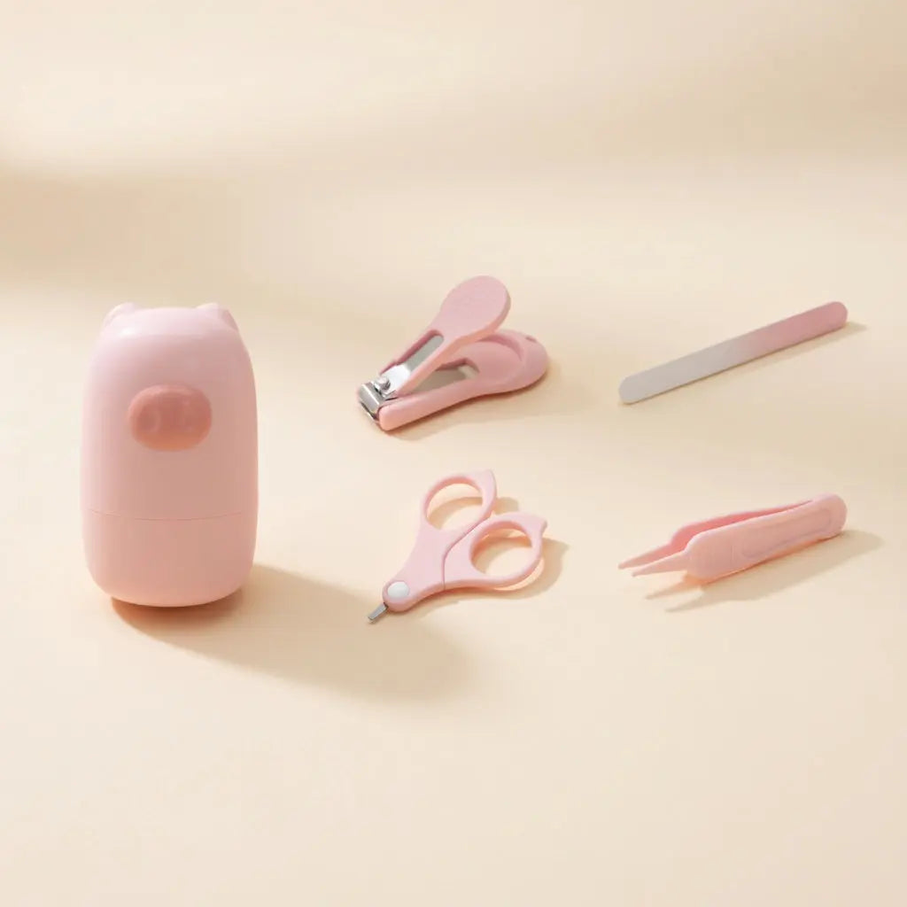 Set Coupe-Ongles Bébé Pink pig